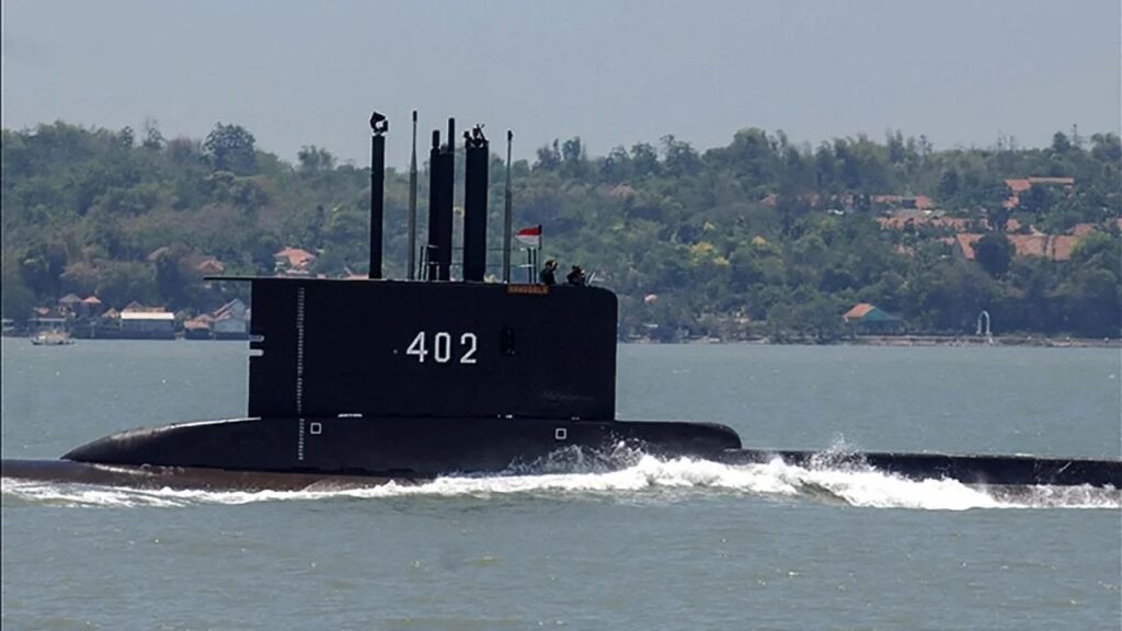 El KRI Nanggala-402, aquí en una foto de archivo, desapareció el miércoles frente a las costas de Bali.